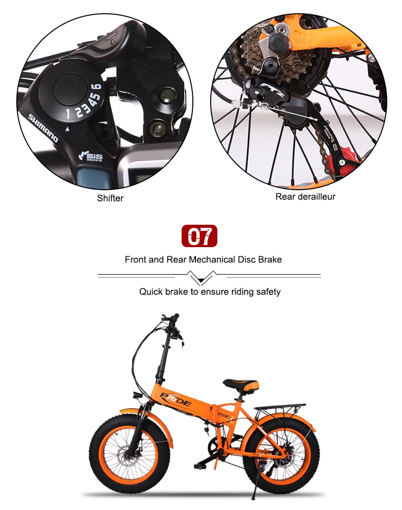 Flash Deal Daibot Off Road Electric Scooter Two Wheels Electric Scooter 20 inch 48V 240W Snow Beach Foldable Electric Bicycle Scooter 18