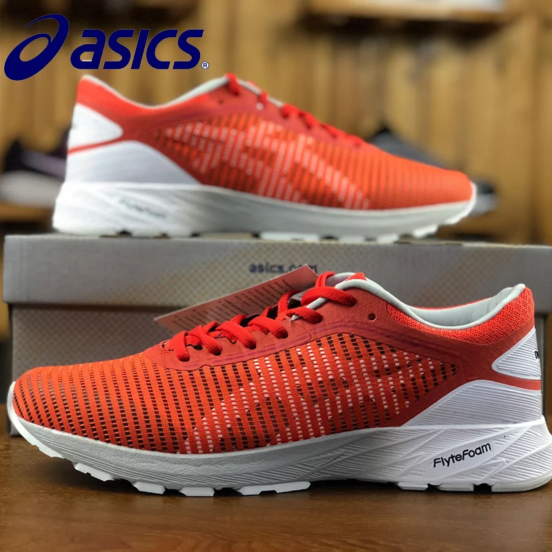 Оригинальные новые аутентичные ASICS DynaFlyte-2 стабильность Мужская обувь ASICS Беговая Спортивная обувь Открытый Walkng бег Tianjiao