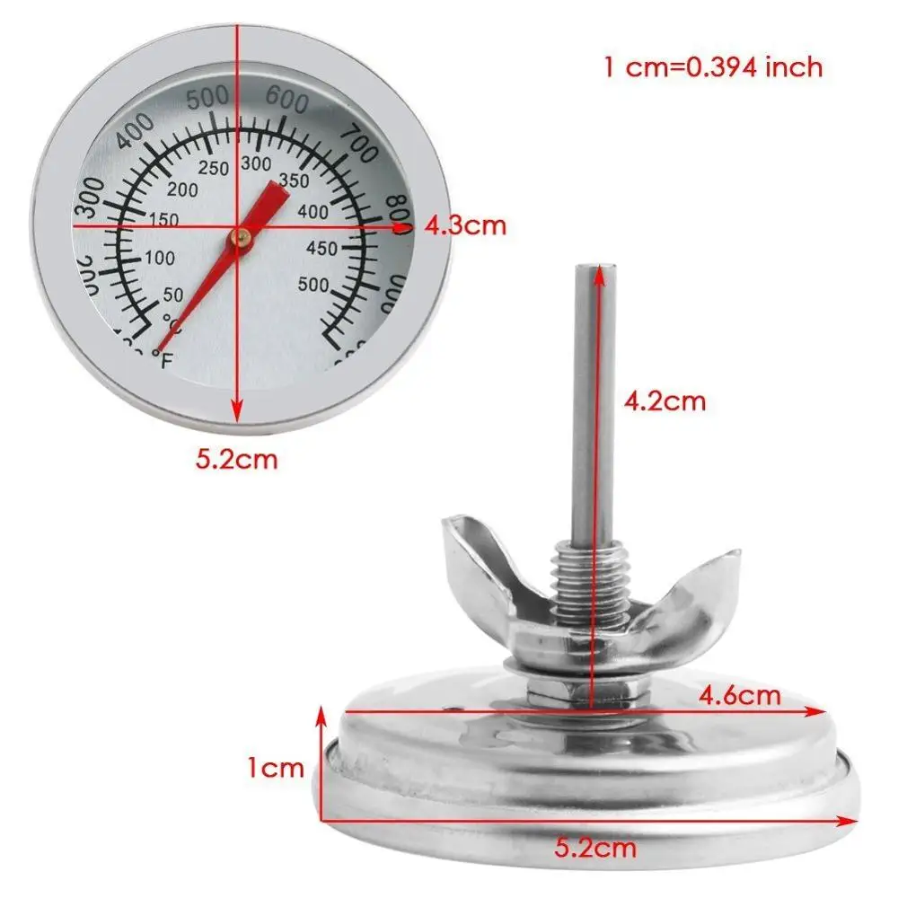 DHL-100pcs-50-500C-Stainless-Steel-BBQ-Barbecue-Grill-Thermometer-Temperature-Gauge (1)