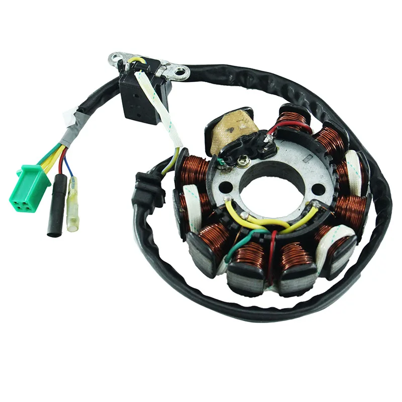 Мотоцикл часть cq-112 gy6-11 megneto статор катушка для питбайк ATV quad go kart скутер GY6 125CCG до 200CC двигатель