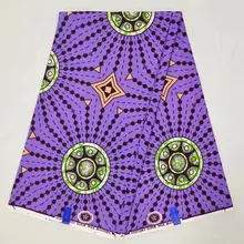 Дизайн настоящий батик в африканском стиле ткань из восковой ткани для женщин платье костюм Высококачественная Анкара нигерийский Печатный Воск Ткань 6 ярдов