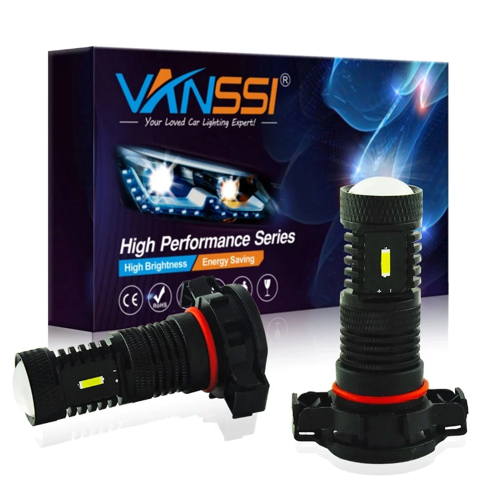 VANSSI 2 шт. PS19W 5201 5202 автомобильные светодиодный противотуманные светильник ры