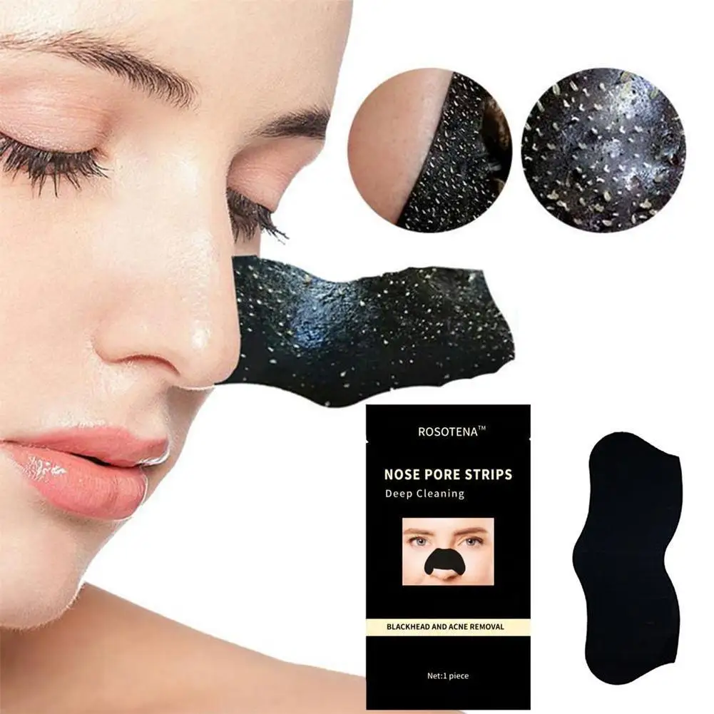 

Nose Blackhead Remover Mask Deep Cleansing Skin Care Shrink Pore Acne Treatment Mask Nose Black dots Pore Clean Strips