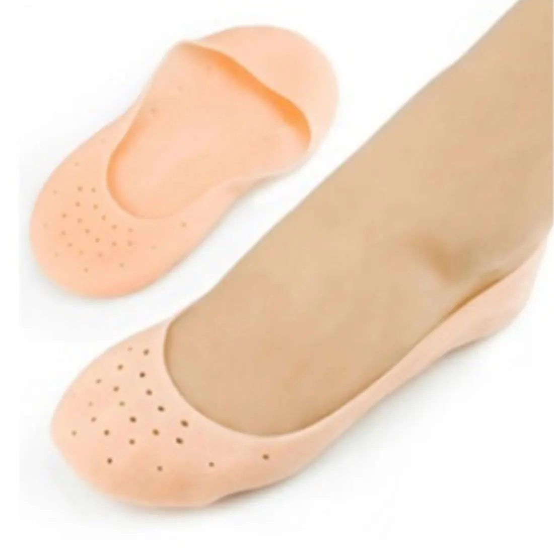 1 пара силиконовые стельки увлажняющие носки каблук против трещин ночные спа-носки гелевые стельки уход за стопами, педикюр, носки