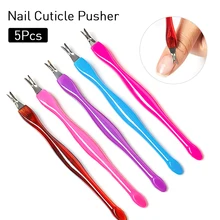 

5Pcs/Set Nail Cuticle Pusher Dead Skin Remover Pedicure Manicure Nail Art Tools Set Nail File Sanding Grinding Nails Accesorios
