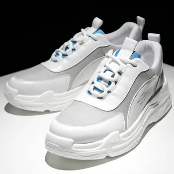 

muu New High Quality Casual Shoes Male Comfortable Lightweight Sneakers Air Cushion Leisure Shoes Breathable Shoes #CA1mr001