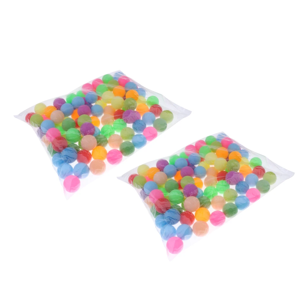 Pack of 200 Ping Pong Table Tennis Balls Beer Pong Colorful Cat Balls