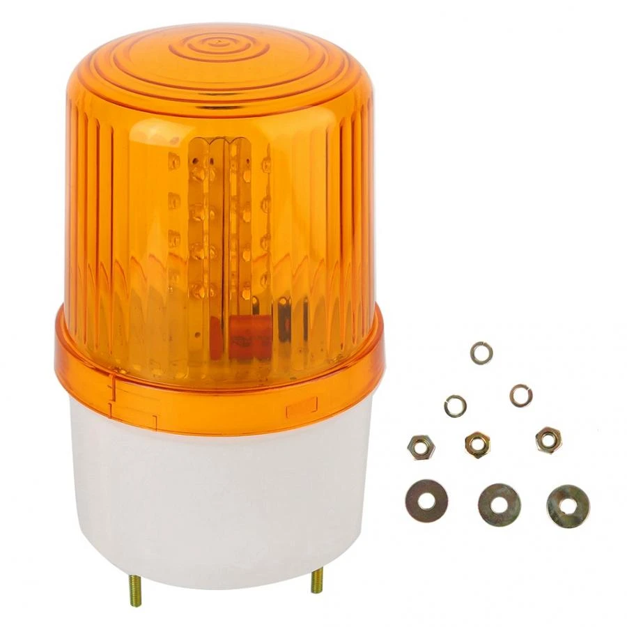 yellow construction light