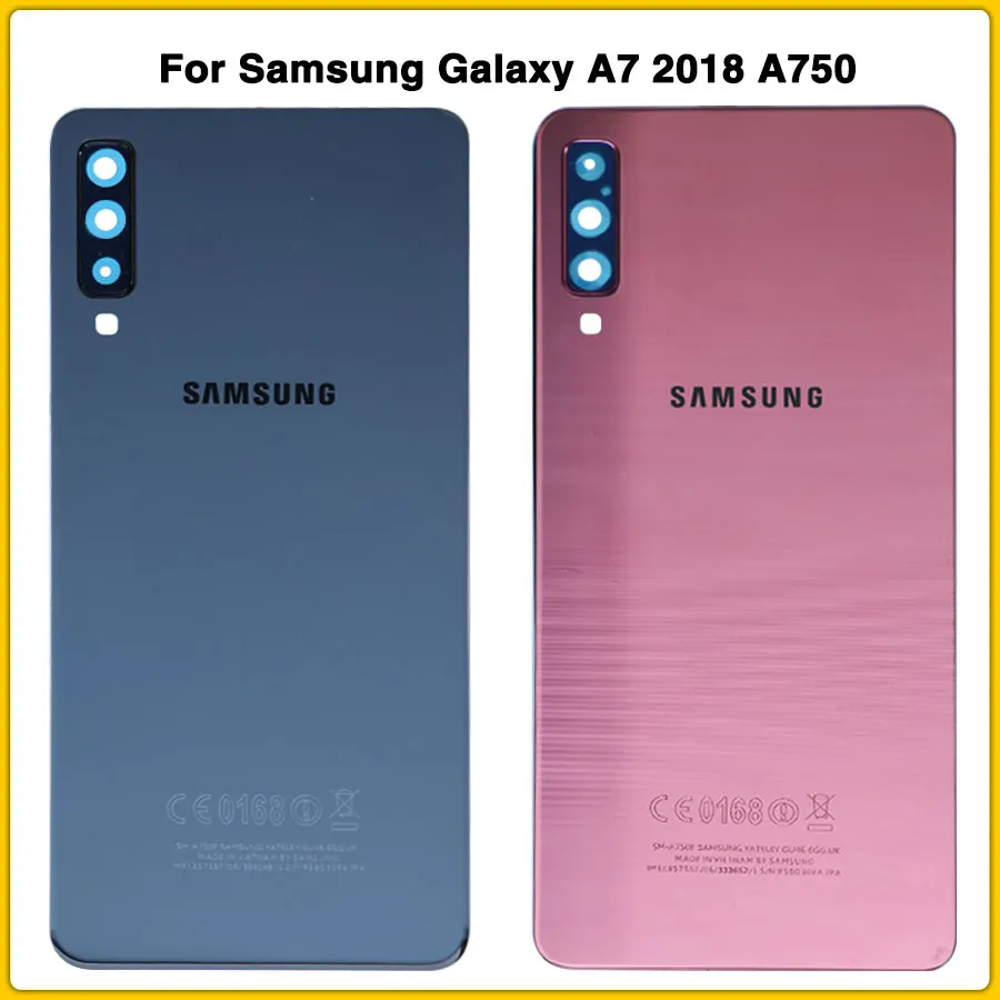 Чехол A7 для samsung Galaxy A7 A750 A750F SM-A750 чехол для батареи задняя крышка для двери Задняя крышка стекло
