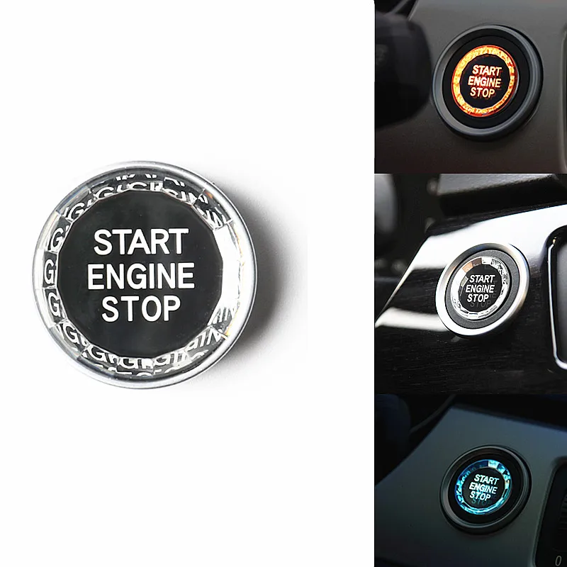 Кнопка запуска и остановки двигателя для BMW crystal E90 E91 E60 E89 E70 E71 Z4 X1 X5 X6 3 Series 5|Лепнина