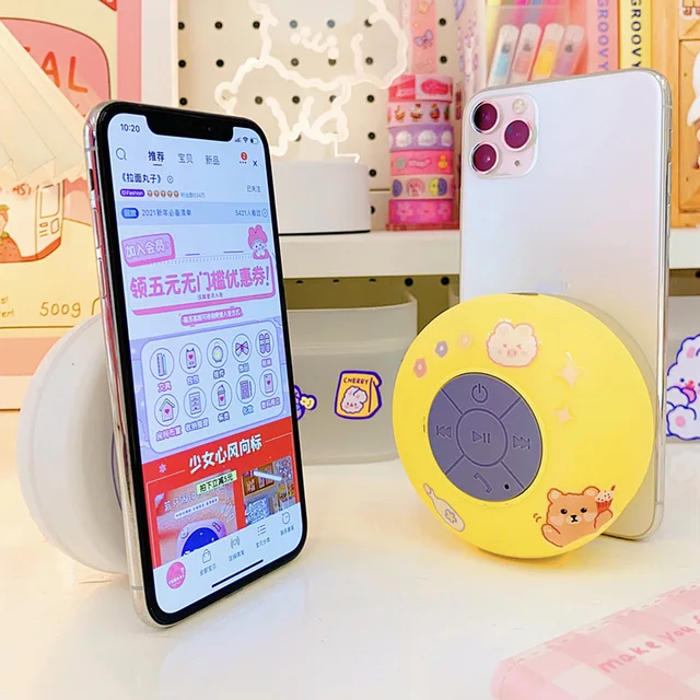 Kawaii Waterproof Bathroom Bluetooth Mini Speaker 2