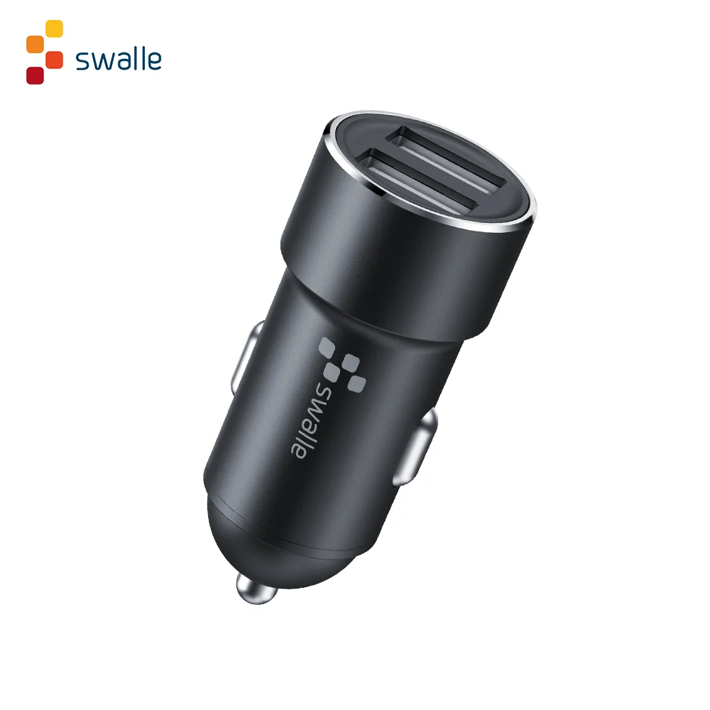 

Swalle Quick Charge 2 port USB Car Charger For iPhone Xiaomi Mi Sumsung Mobile Phone QC car charger PD Fast Car Charging