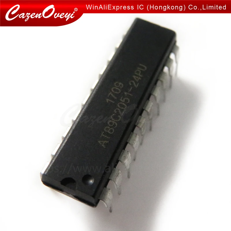10 шт./лот AT89C2051-24PI AT89C2051-24P MCU 8 8051 2K вспышка новый оригинальный DIP20 в наличии |