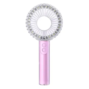 

Crystal Fan Mini Charging Fan Crystal Fan Mobile Phone Bracket Small Fan Handheld Mute Strong Fan Fashion