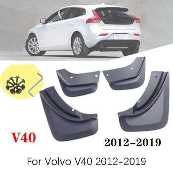 

For Volvo V40 2012-2019 Set of 4 car Front and Rear Splash Guard Mud Flaps mudguards fender car Accessories