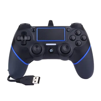 

NEW USB Wired Gamepad for Playstation 4 Joystick Gamepads Double Shock Joypad For PS4 Controller PC 2.2M Cable For PS3 Console