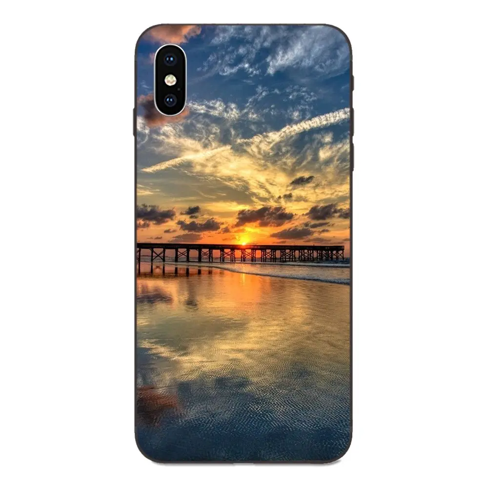 Мягкие чехлы Капа для Huawei Honor 5A 6A 6C 7A 7C 7X8 8A 8C 8X9 9X10 10i 20 Lite рro красивый природный пейзаж