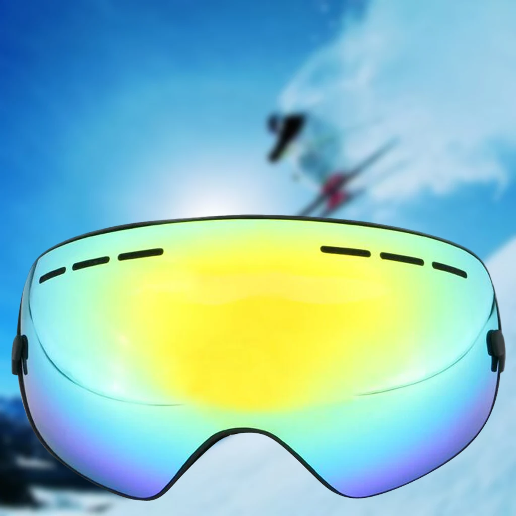 Adult Ski Helmet + Ski Goggles for Skiing Snowboard Winter Snow Sport Snow Skiing Glasses Anti-fog Ski Mask