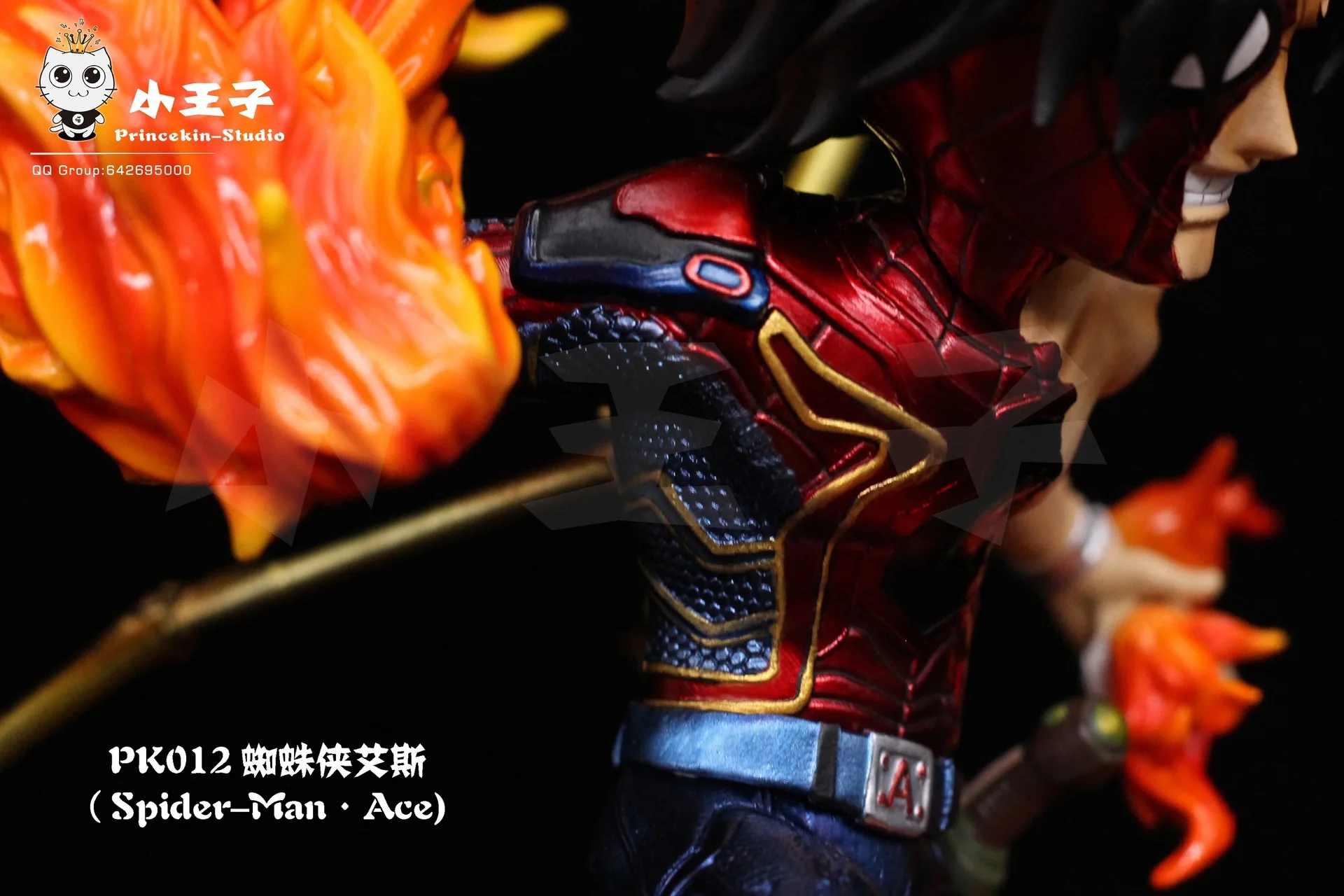 Аниме one piece SD Ace косплей Человек-Паук Марвел из Мстителей ПВХ фигурка модель игрушки