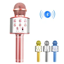Беспроводной микрофон Bluetooth, ручной микрофон для караоке, USB мини домашний KTV для музыки, профессиональный динамик, плеер для вокала, микрофон с рекордером Беспроводной микрофон Bluetooth, ручной микрофон для караоке, USB мини домашний KTV для музыки, профессиональный динамик, плеер для вокала, микрофон с рекордером
