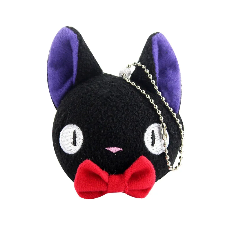 K 9cm 5-10 см мини Мой сосед Тоторо Kawaii аниме JiJi Cat плюшевый рюкзак подвески мягкая игрушка кукла брелок для детей подарок - Цвет: K 9cm