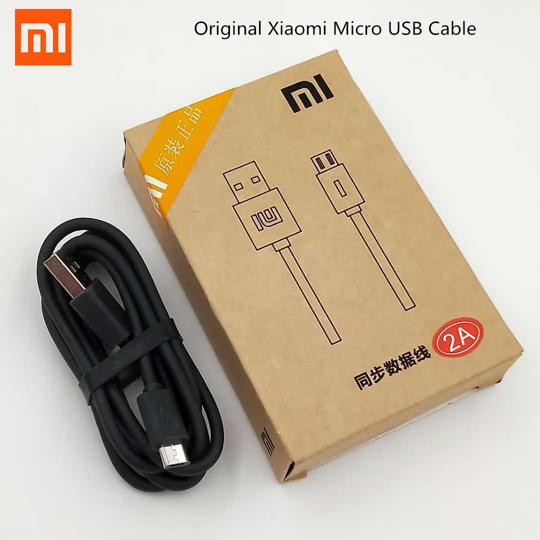 Оригинальный Xiaomi Micro usb кабель 2A провод для быстрой зарядки и передачи данных Redmi 7