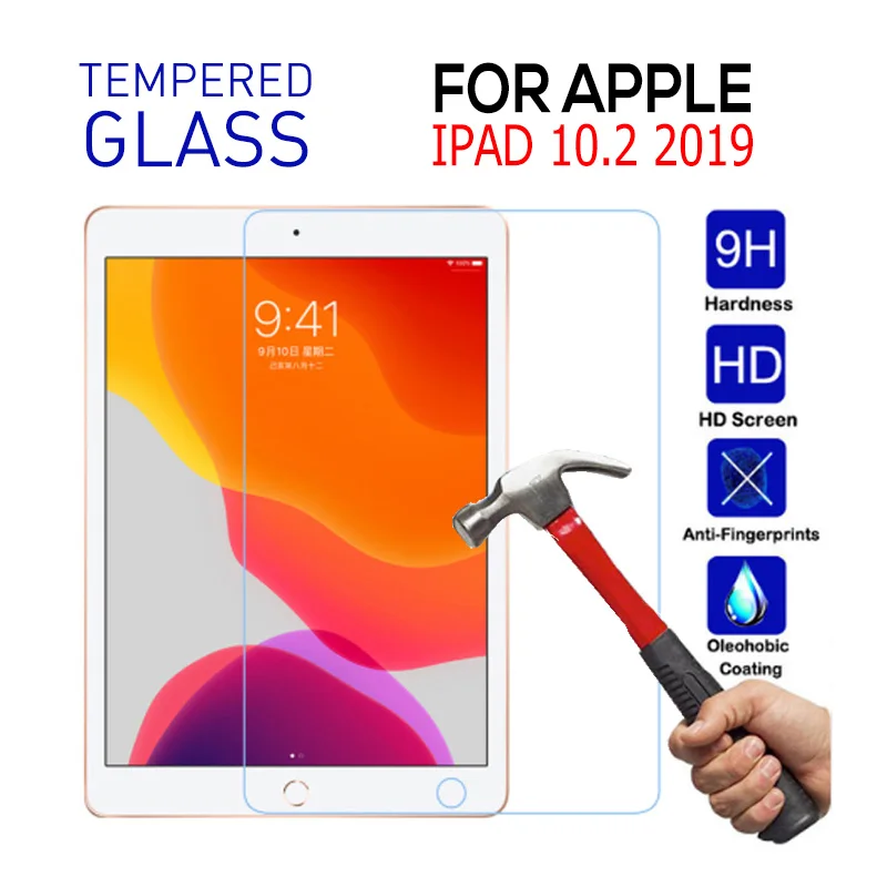 Планшетный чехол для Ipad 10,2 Детские чехол из материала ЭВА для Apple Ipad 7 7th 10," A2200 A2198 A2197 Air 3 10,5 W/держатель для ручки - Цвет: 10.2 Tempered Glass