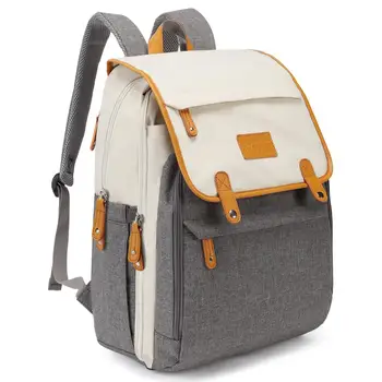 

Diaper Bag New Style Unisex Solid Color Large Capacity Backpack Multi-functional Outdoor Infant Diaper Bag