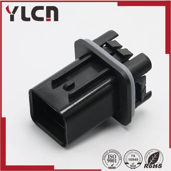 

6pin electric auto plastic wiring harness cable black housing connector
