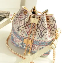 Женская сумка, стиль, подвеска с жемчугом, на веревочной цепочке, на одно плечо, сумка через плечо, в этническом стиле, сумка-мешок