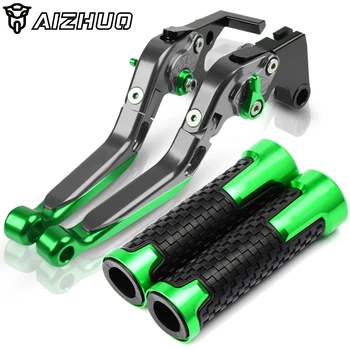 

For KAWASAKI NINJA 650R/ER6F/ER6N NINJA650R ER 6F 6N 2006-2008 Motorcycle Folding Extendable Brake Clutch Levers+Hand Grips