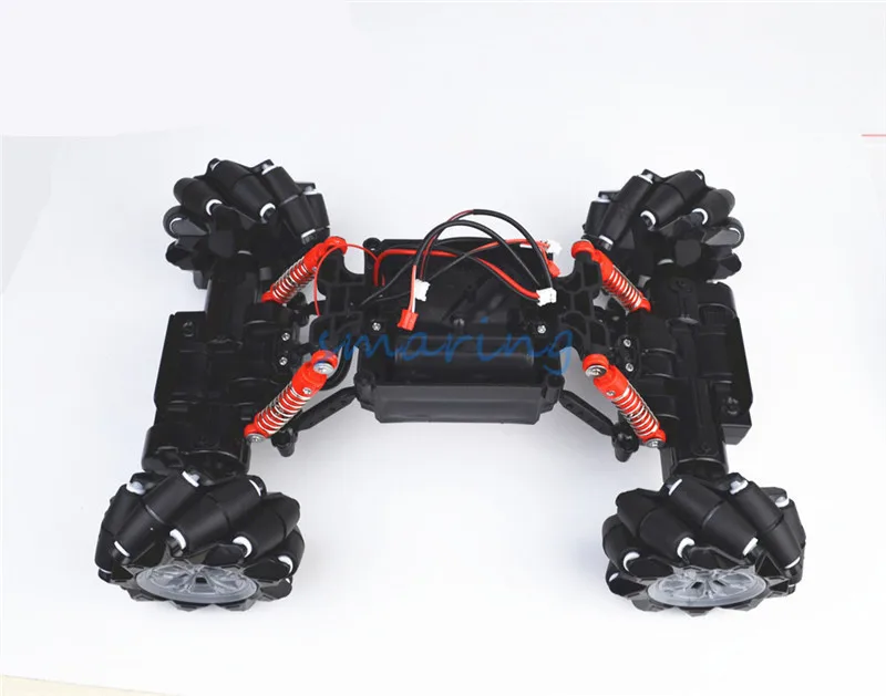 New Omni-directional Robot Smart Car Chassis Universal Wheel with Cover Four Wheels Drive for DIY