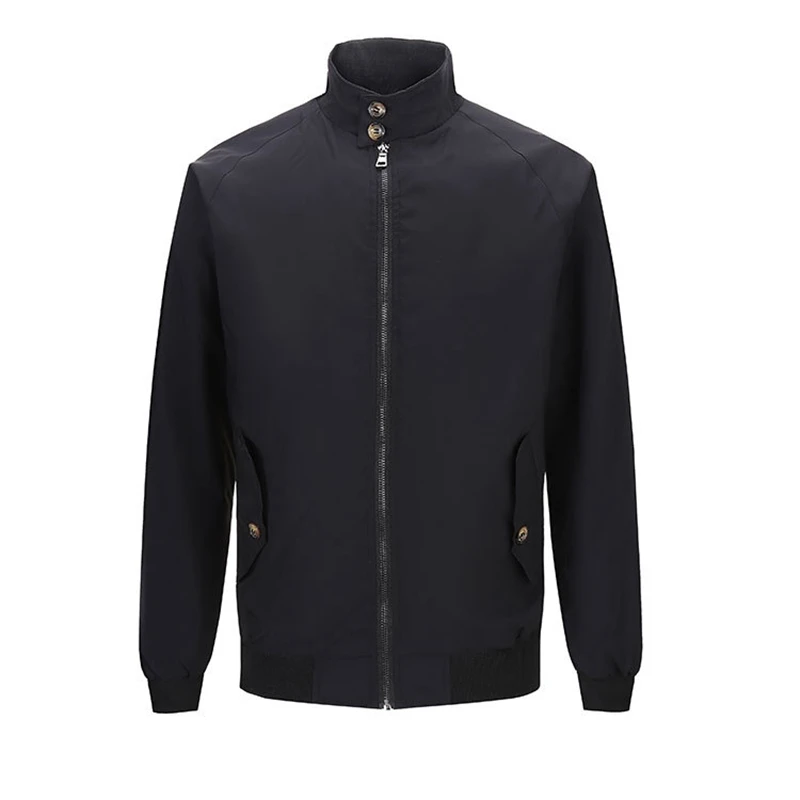 Мужские осенние куртки Harrington G9 пальто из полиэстера с воротником-стойкой в