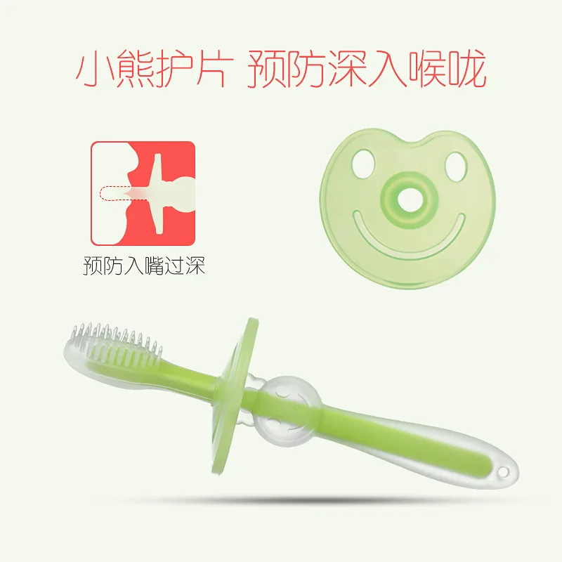 

Infant Soft Bristle Silicone Finger Stall 0 Training a Infants Toothbrush Aged 1-2 Years Toothbrush 3 Baby 4 Children Milk Soft