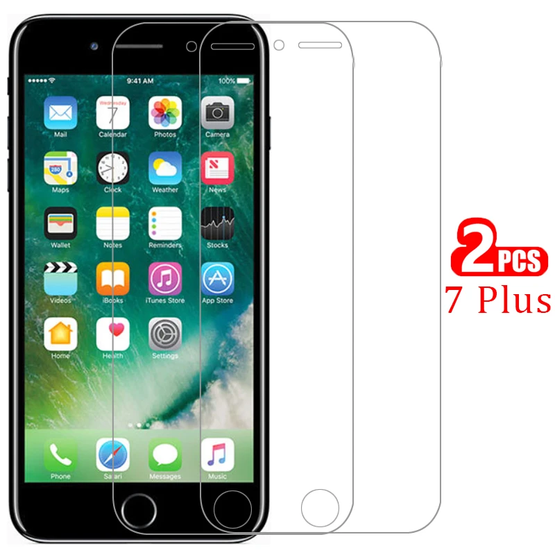 Чехол для apple iphone 7 plus защитный экран из закаленного стекла 5 чехол | Мобильные