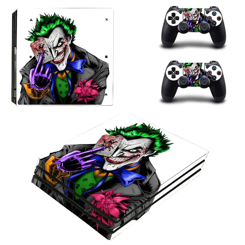 Joker PS4 Pro sticker s PS 4 Play station 4 Pro наклейки для кожи Наклейки Обложка Pegatinas для playstation 4 Pro консоли и контроллера