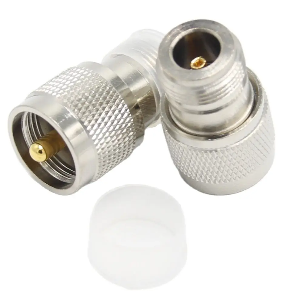 UHF Тип мужчины к N Женский RF коаксиальный разъем SL16 M Разъем PL259 SO239 1 шт . |