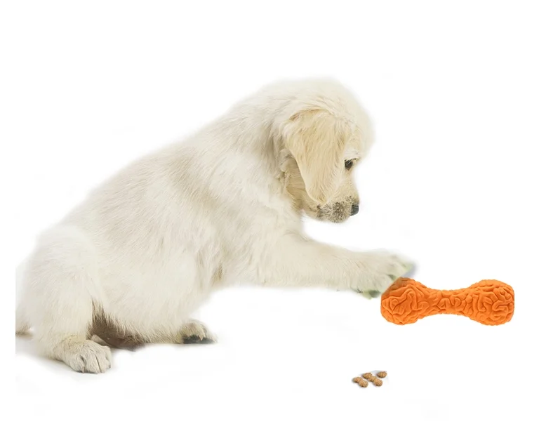 Amazon ebay top IQ Treat игрушка Интерактивная дозирующая игрушка для собак прочный шар-головоломка для игры в собак, жевания, чистки зубов