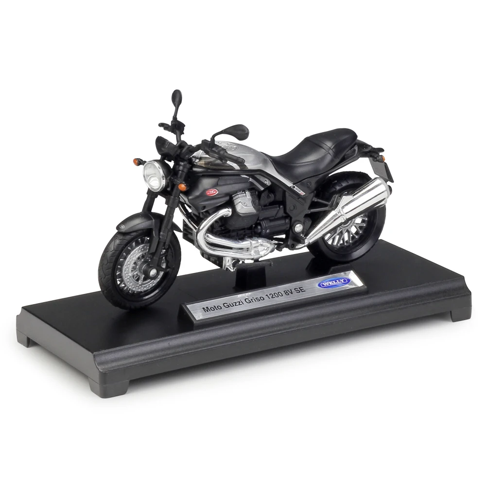 Welly 1/18 1:18 Масштаб Aprilia RSV4 Заводские Мотоциклы мотоциклы литые модели дисплей подарок на день рождения игрушки для мальчиков Дети - Цвет: Guzzi Griso 1200