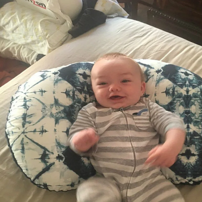 Baby U образный кормящих наволочка супер мягкий прессованной пены шить эластичная