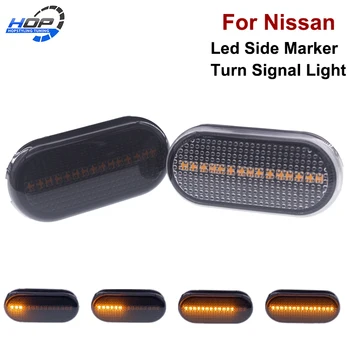 

For Nissan Cube Frontier 350 Z33 NP300 Qashqai Versa Navara D40 Led Dynamic Turn Signal Light Side Fender Marker Sequential