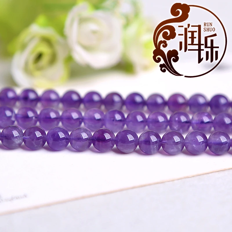 Круглые Бусины Из Натурального Кристалла высокого качества кварцевые бусины для