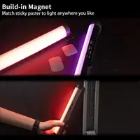 ⁦ضوء الوان YC Onion RGB قابل للتنظيم بالهاتف الجوال و سهل الامساك باليد مع تنظيم حرارة الضوء  3200K-6200K⁩ - الصورة ⁦4⁩