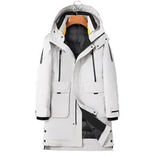 Aliexpress - Winter Men Down Coat Hooded thickened Middle and Long Young Men Down Jacket Outdoor Cold Proof Jacket For Male