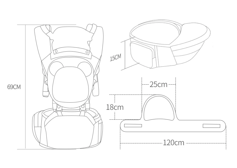 Disney Baby Carrier Слинг новорожденных Мягкие младенческие рюкзаки обёрточная бумага дышащая обёрточная бумага рождения удобный уход за ребенком