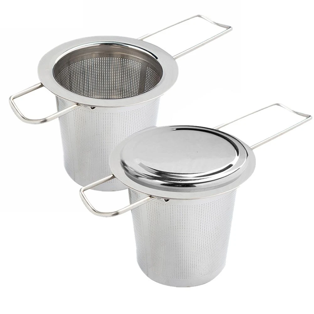 Loose Reusable Spice Leaf Filter Stainless Steel Mesh Tea Strainer Infuser Loose Reusable Spice Leaf Filter Stainless Steel Mesh Tea Strainer Infuser