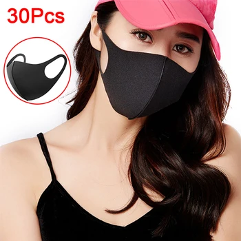 

Unisex Half Face Mouth Masks Dustproof PM2.5 Pollution Muffle Face Mask Men Breath Washable Kpop Mask Reusable Respirator Women