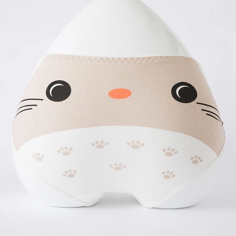 Luckymily милые мультяшные женские трусы с принтом Kawaii женские пикантные трусики нижнее белье дышащее комфортное нижнее белье из хлопка с низкой талией