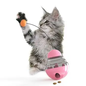 

QQQPET Interactive Tumbler Toy Dog Treat Dispensing Smart IQ Toy Leakage Food Ball Small Medium Large Pet Puppy Play Game