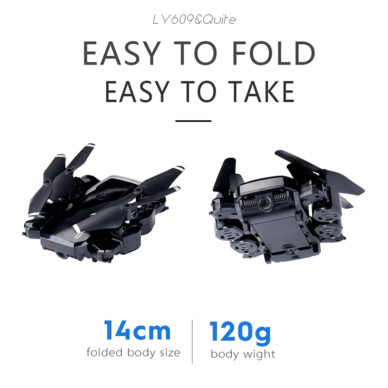 

LF609 4CH 4-Axis 480P drones con WIFI Foldable Speed Adjustable Hover Mini RC 360 Camera Drone Remote Control Kid Adult Toys New